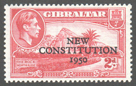 Gibraltar Scott 127 Mint - Click Image to Close